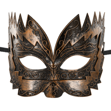 Kinksters Copper Libertine Mask in Brown.