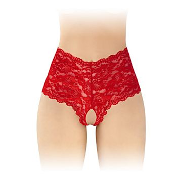 BOXER OUVERT JULIA Red