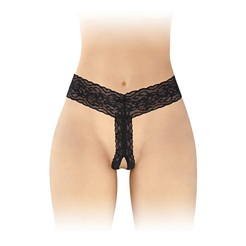 Kinksters Black Lace Thong