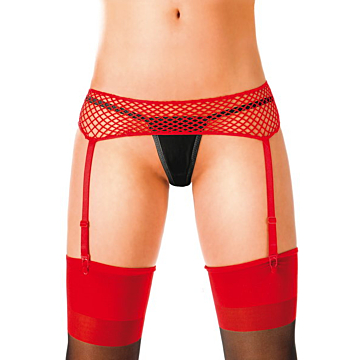 Kinksters Red Garter Belt - OS