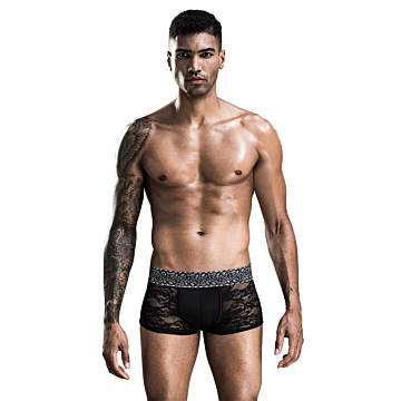 Lace Mens Boxers Black OS