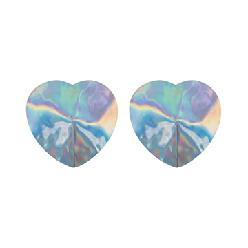 Cache Tetons Holograph Arge Breast Pads - Hollywood Paris - Womens Underwear