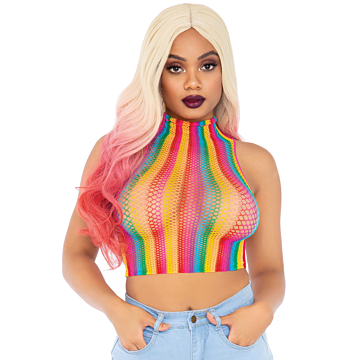 Leg Avenue Rainbow Crop Top