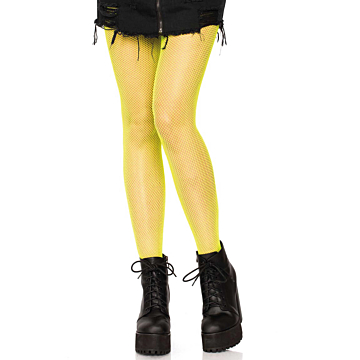 Neon Yellow Fishnets by Leg Avenue