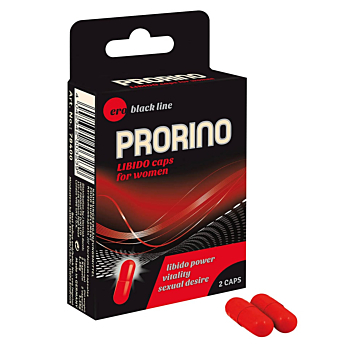 Hot Ero Prorino Black Line Libido Caps 2 Pack