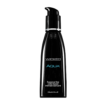 Wicked Sensual Care Aqua Waterbased Black 250ml