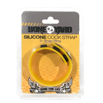 Boneyard Cock Strap Yellow OS