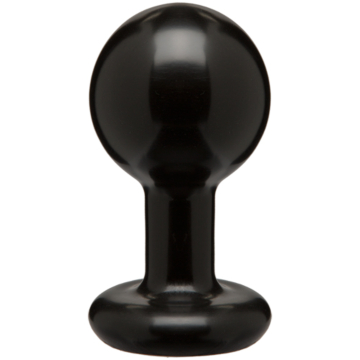 Doc Johnson Round Butt Plug Black Medium