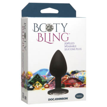 Booty Bling Butt Plug Silver Small