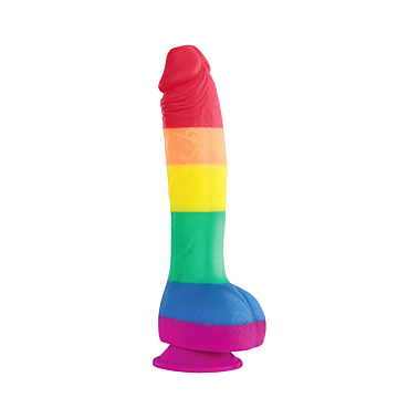 NS Novelties Colour Pride Edition Dildo Multi 8in