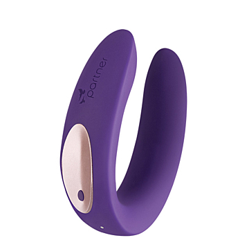 Partner Plus Couples Vibrator Purple OS