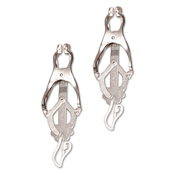 Fetish Fantasy Fetish Fantasy Japanese Clover Clamps Silver OS