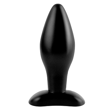 Anal Fantasy Collection Silicone Plug Black Medium