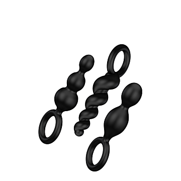 Satisfyer Plugs Black Black OS