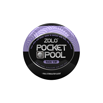 Zolo Pocket Pool Rack Em Purple OS