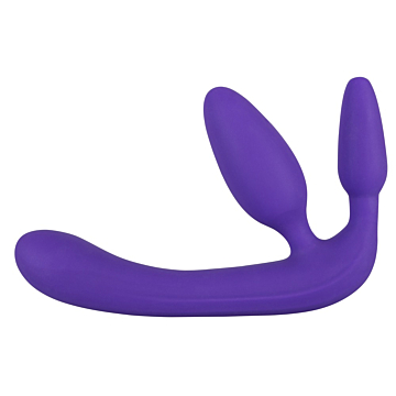 Womens Strapon - You2Toys Strapless Strap-On Triple Teaser Purple