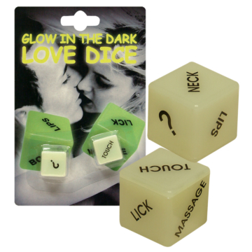 Dice "Glow-in-the-dark"