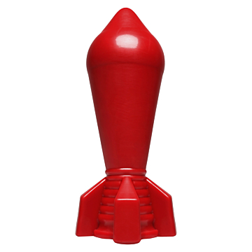 Bombshell ShockWave Butt Plug (Red) - Doc Johnson  - Rocket Shaped