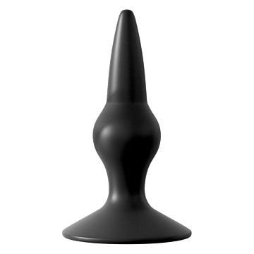 Silicone Starter Butt Plug (Black) - Pipedream Anal Fantasy