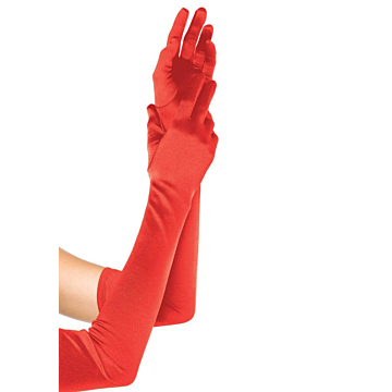 Extra Long Satin Gloves