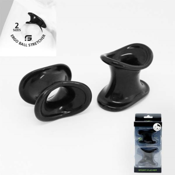 TPR Ergo Ball Stretcher (2x) Black