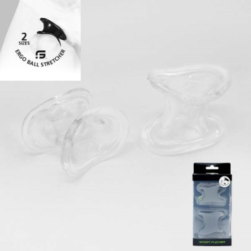 TPR Ergo Ball Stretcher (2x) Clear