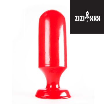 ZiZi Maxima Classic Butt Plug  16 cm - Red  - Smooth Surface - Waterproof