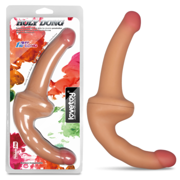 Holy Dong - Premium Silicone Double-ended Dildo 1620 Flesh