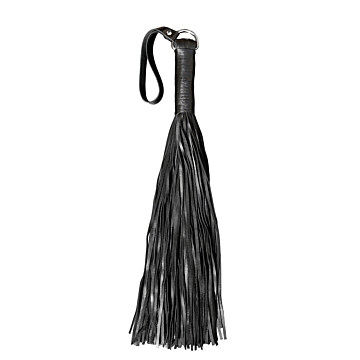 Kiotos Leather Flogger Whip with 100 Strands 60cm
