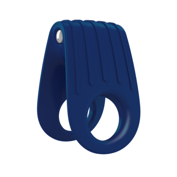 Vibrating Cock Ring Blue - OVO - Stretchable - Showerproof