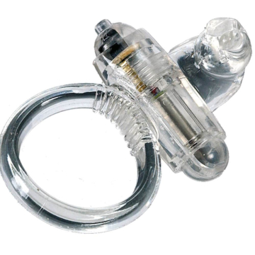 Vibrating Rabbit Cock Ring - Seven Creations - Transparent