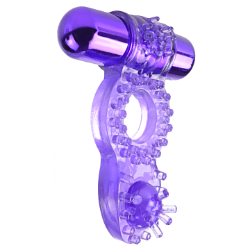 Pipedream Fantasy C-Ringz Ball-Banger Vibrating Cock Ring - Purple