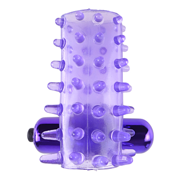 Pipedream C-Ringz Vibrating Super Sleeve - Purple - Cock Ring
