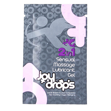 2 in 1 Sensual Massage Lubricant Gel - 5ml sachet