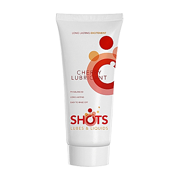 Water-Based Cherry Lubricant 100ml - Shots Media - Erotic Gel