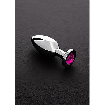 Jeweled Butt Plug PINK - Medium