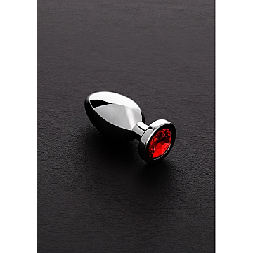 Jeweled Butt Plug RED -Small