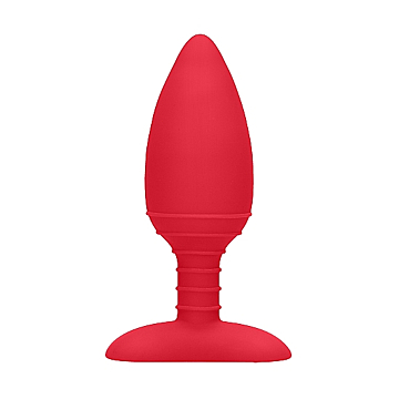 Heating Anal Butt Plug - Glow - Red