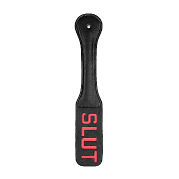 Ouch! Paddle - SLUT - Black