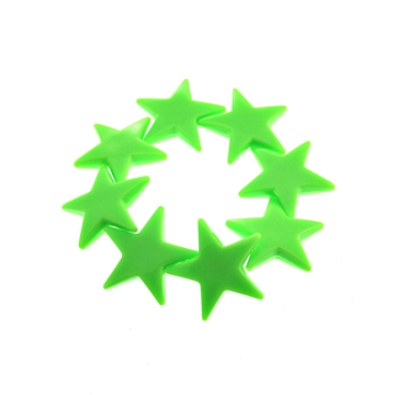 Green Star Bracelets by Neon