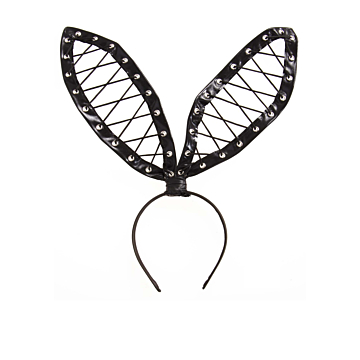 Bendable Bunny Ears from Leg Avenue in Black