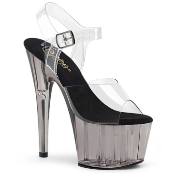 Pleaser Adore 708T: Transparent Chic.