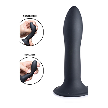 Squeezable Slender Penis (Purple) - XR Brands - Unrealistic Penis