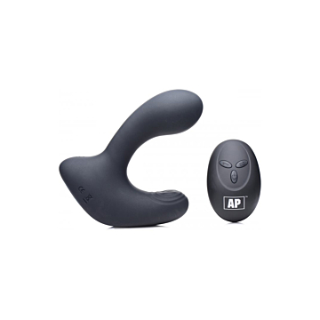 Alpha Pro 10X Silicone Prostate Vibrator with Remote Control
