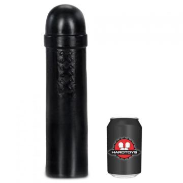 Smooth XXL Black Vinyl Dildo AJAX 33 x 8.5 cm - HardToys