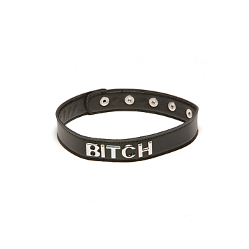 X-Play "bitch" collar - Black