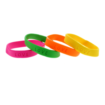 Neon LOVE Bracelets