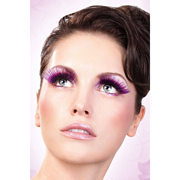 BACI's Purple Glitter Lashes