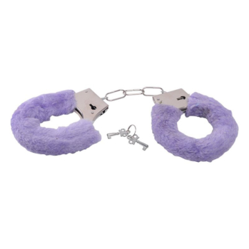 Bestseller Handcuffs with Purple Fur - Toyz4Lovers