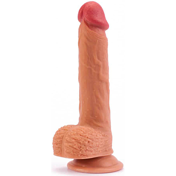 Lovetoy Dual-Layered Silicone Dildo - Skin